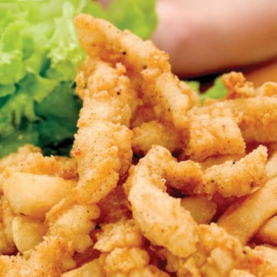 CALAMARI STRIPS - CRUMBED 800G