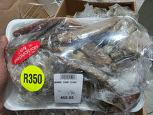 PROMO X-LARGE CLEANED ORANGE CRAB 1KG - PRE COOKED/BLANCHED WITH CLAWS