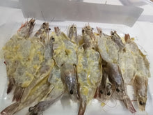 2 X DEVEINED WHITE TIGER PRAWNS 700g HEAD ON 26/30