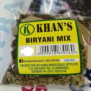 BRIYANI/BIRYANI MIX WHOLE SPICES 100G